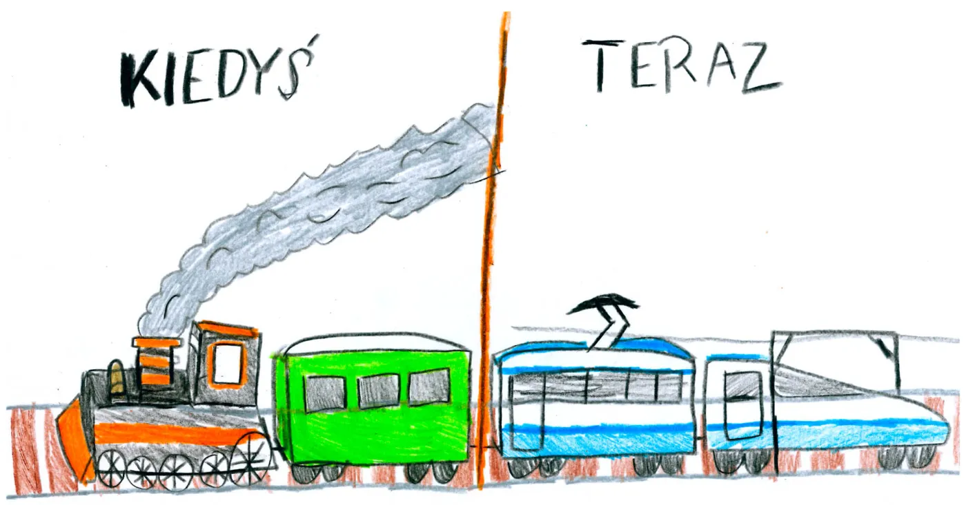 Stoją na stacji lokomotywy…