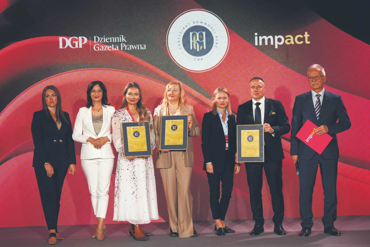 Na IMPACT’24 wręczono Certyfikaty Równości Płac DGP