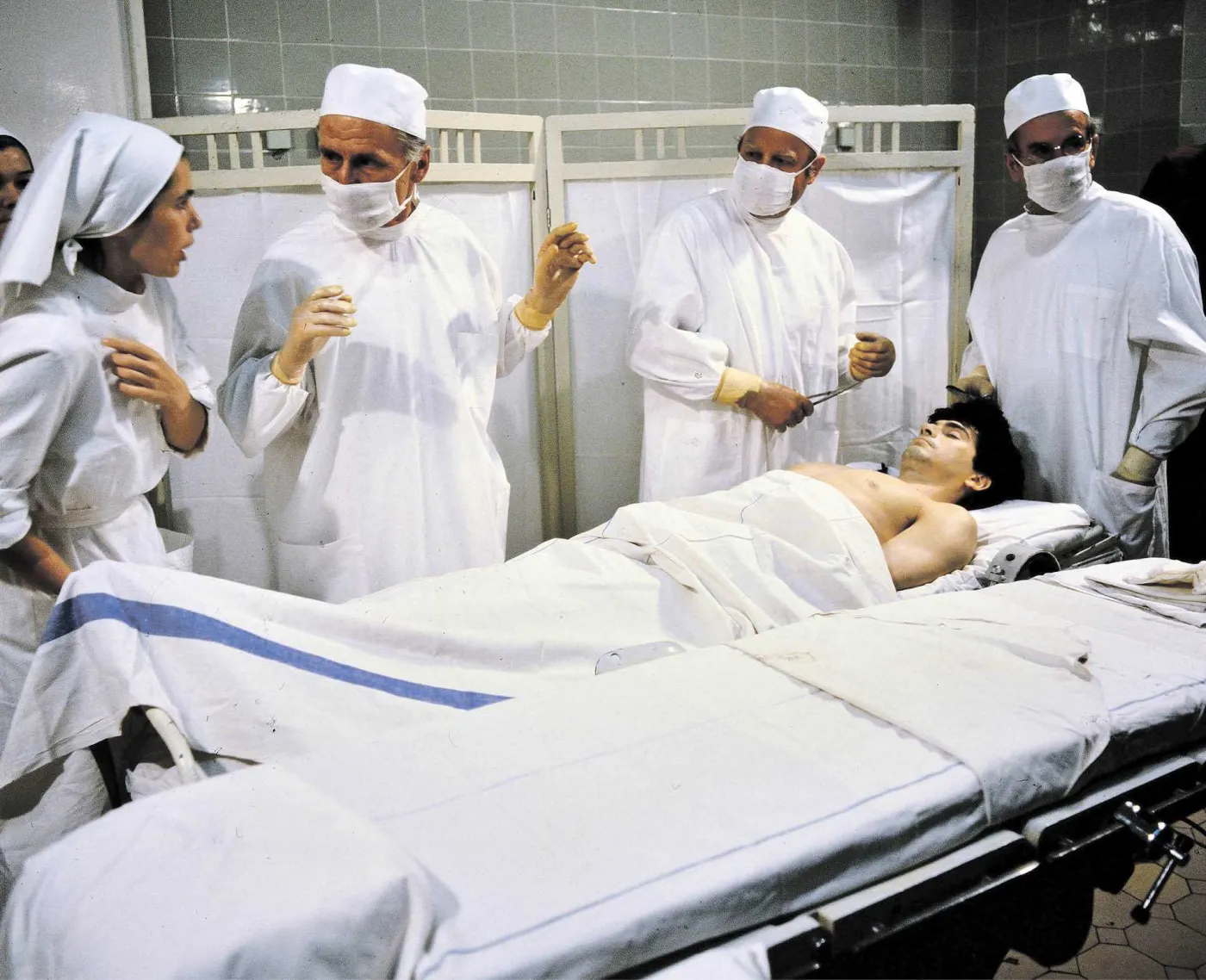 Kadr z filmu opartego na historii Stanisława Miedzy-Tomaszewskiego „Umarłem, aby żyć” w reżyserii Stanisława Jędryki.