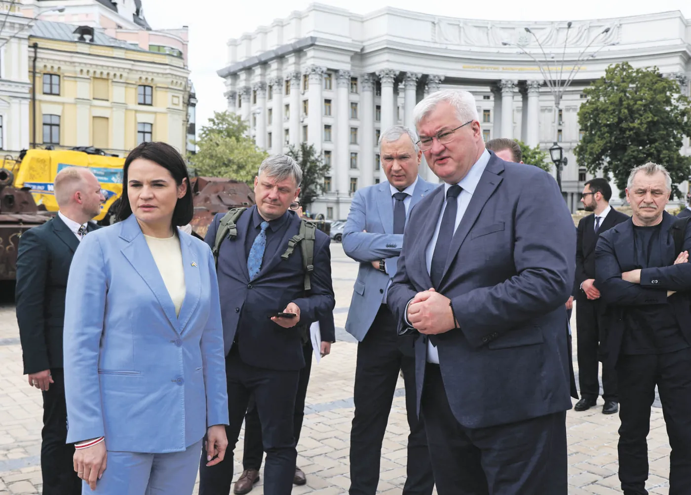 Przez Kijów do Mińska. Tak Trump pogodził Zełenskiego z Cichanouską