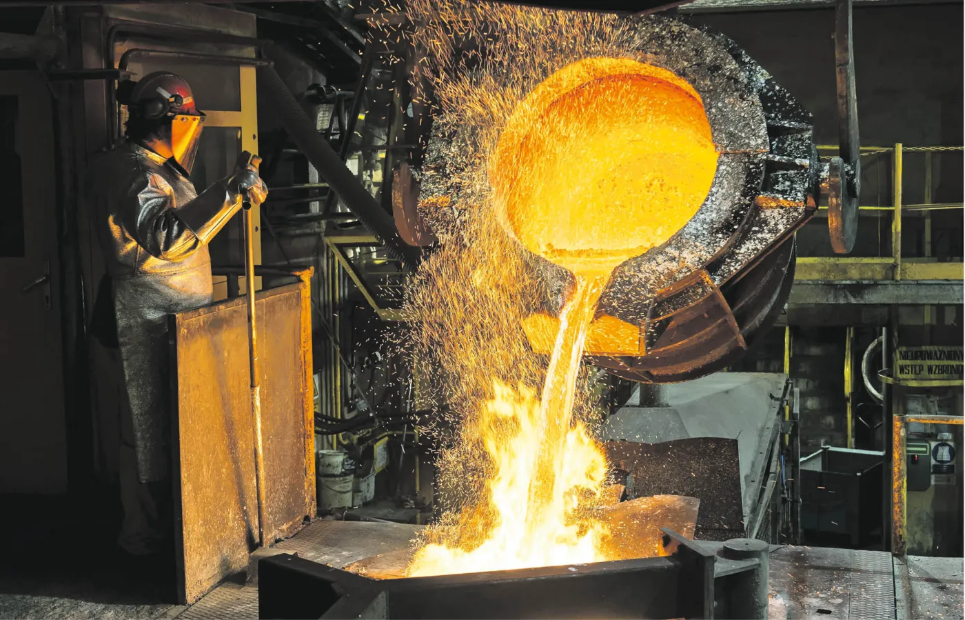 Huta, przemysł metalurgiczna, piec hutniczy