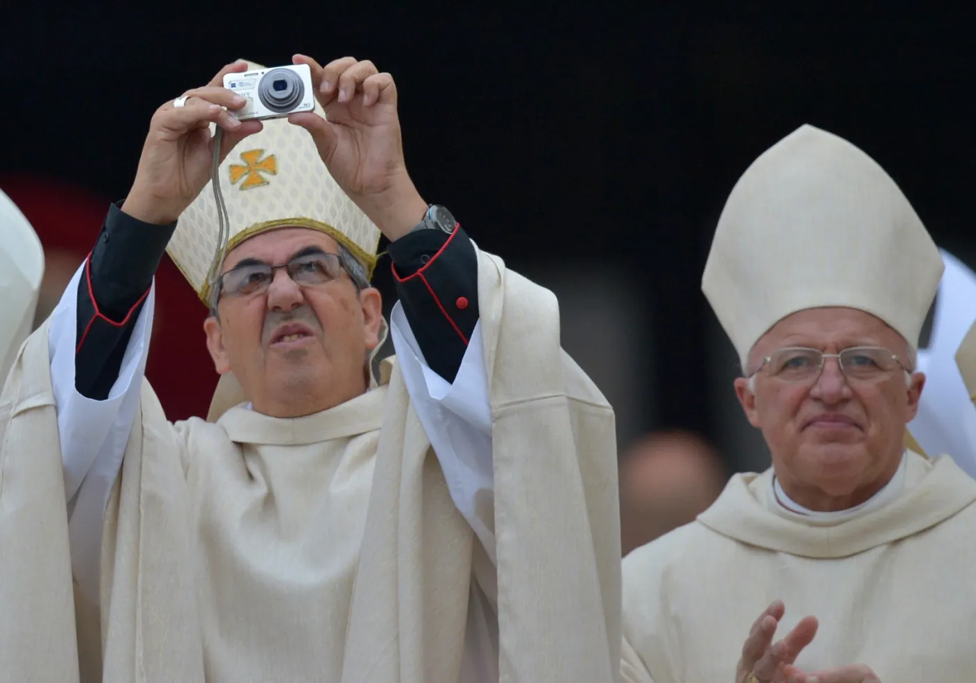 Kardynałowie przed mszą kanonizacyjną