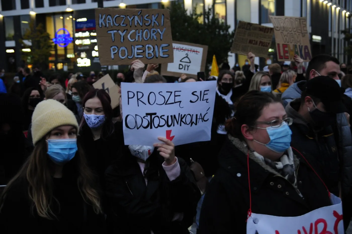 Blokada Ronda Wiatraczna w Warszawie