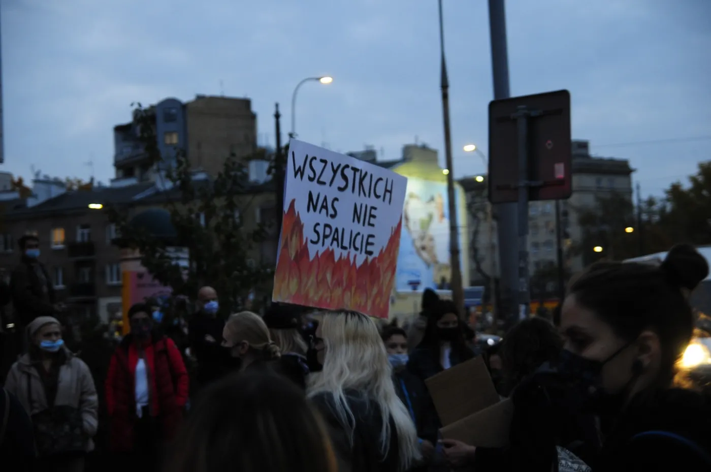 Blokada Ronda Wiatraczna w Warszawie