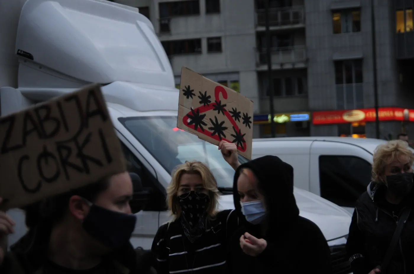 Blokada Ronda Wiatraczna w Warszawie