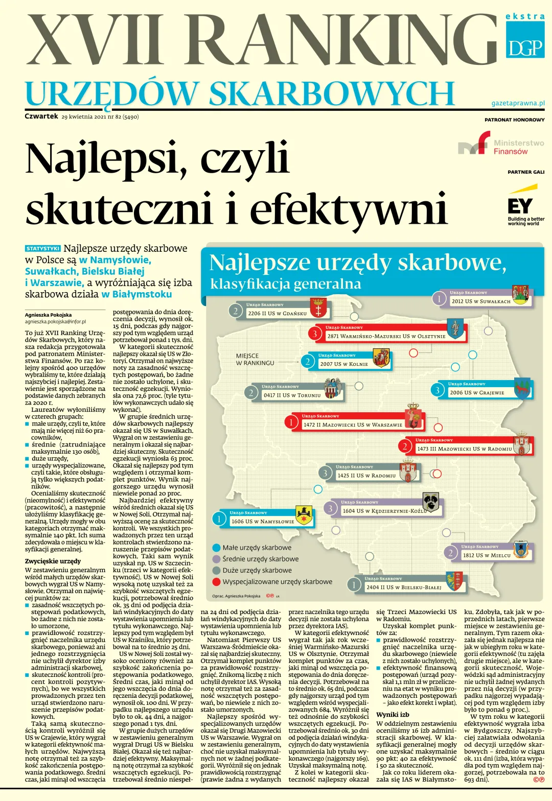 RANKING URZĘDÓW SKARBOWYCH