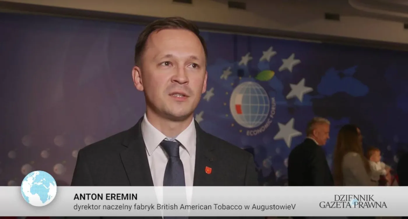 Anton Eremin z BAT na Forum Ekonomicznym w Karpaczu