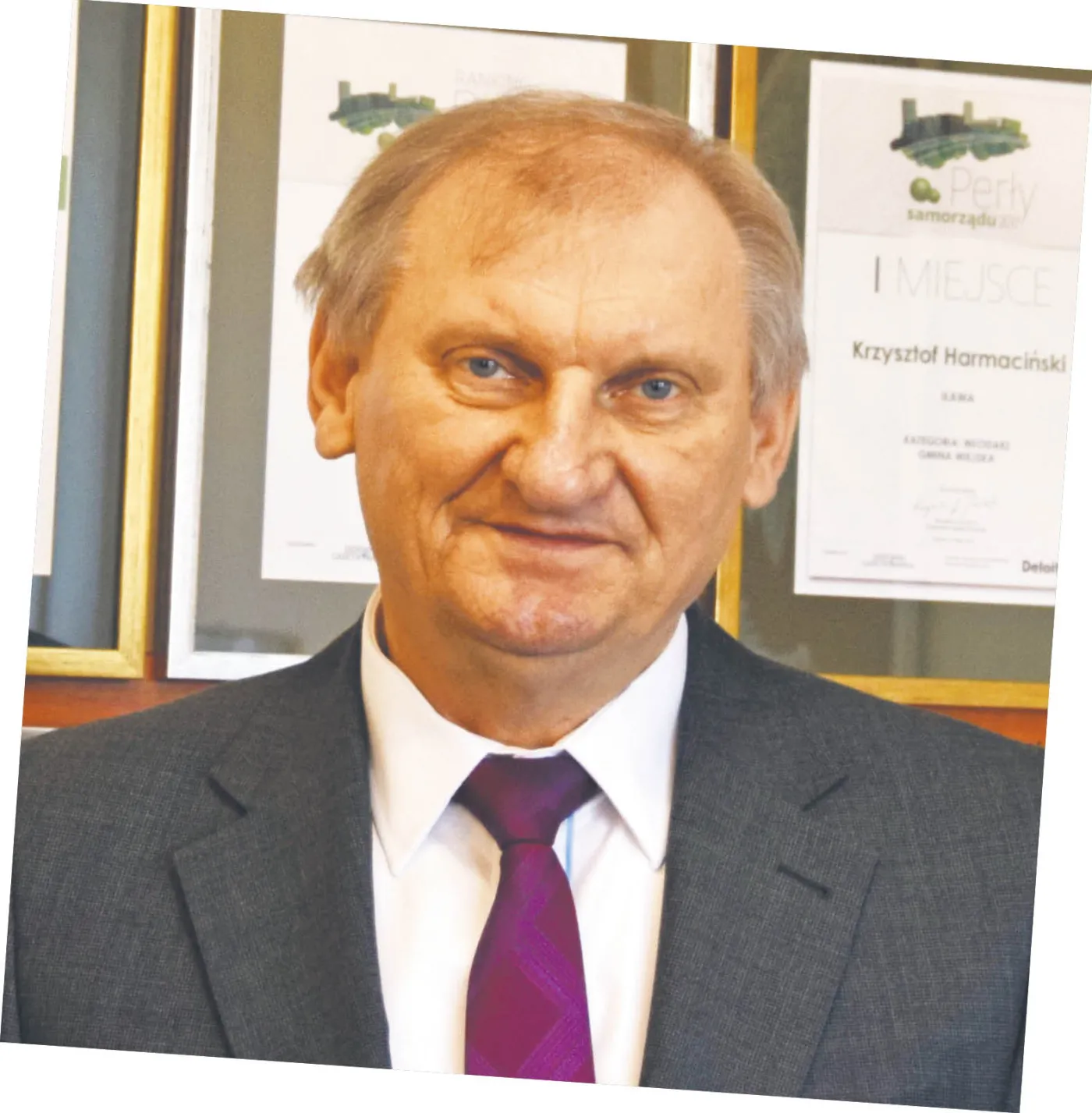 Krzysztof Harmaciński, wójt gminy Iława