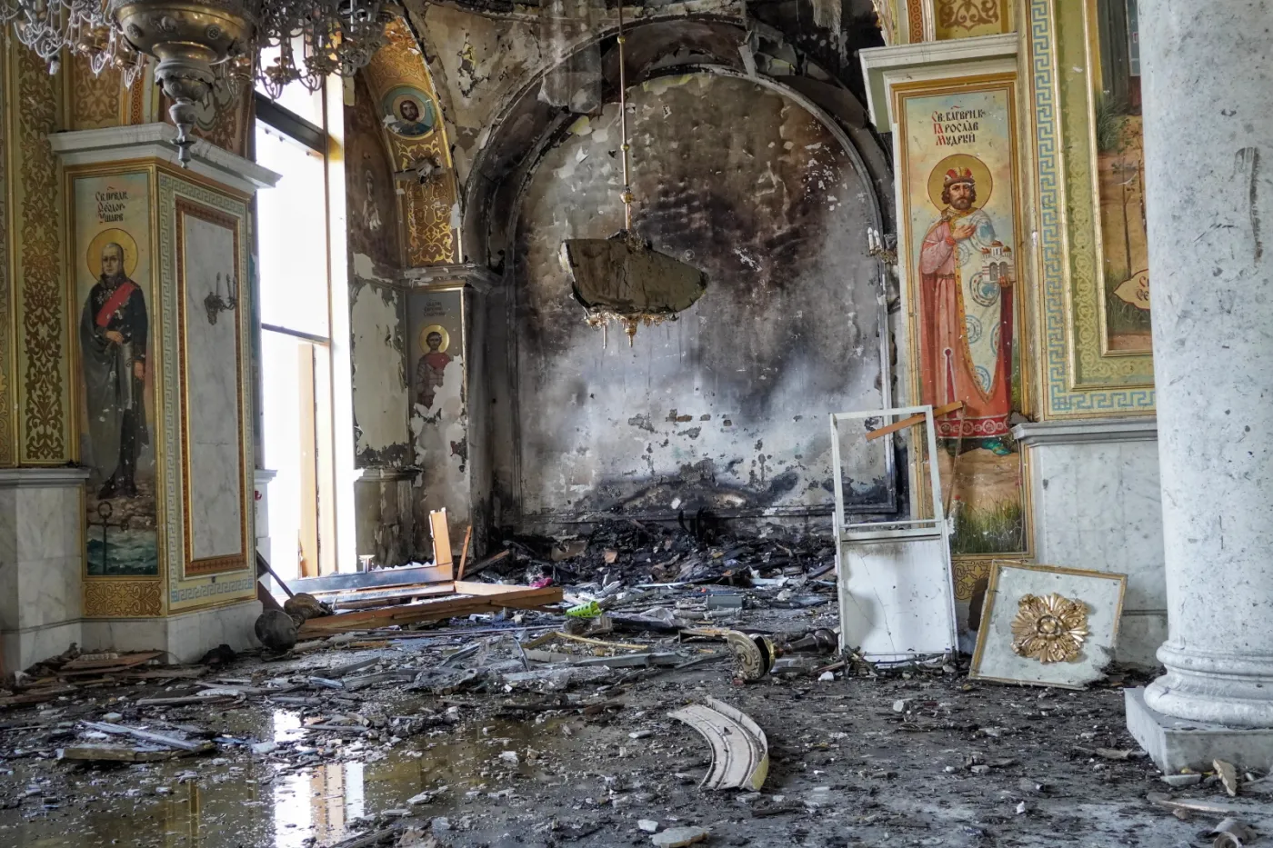 W nocnym ataku na Odessę uszkodzono 25 zabytków architektury