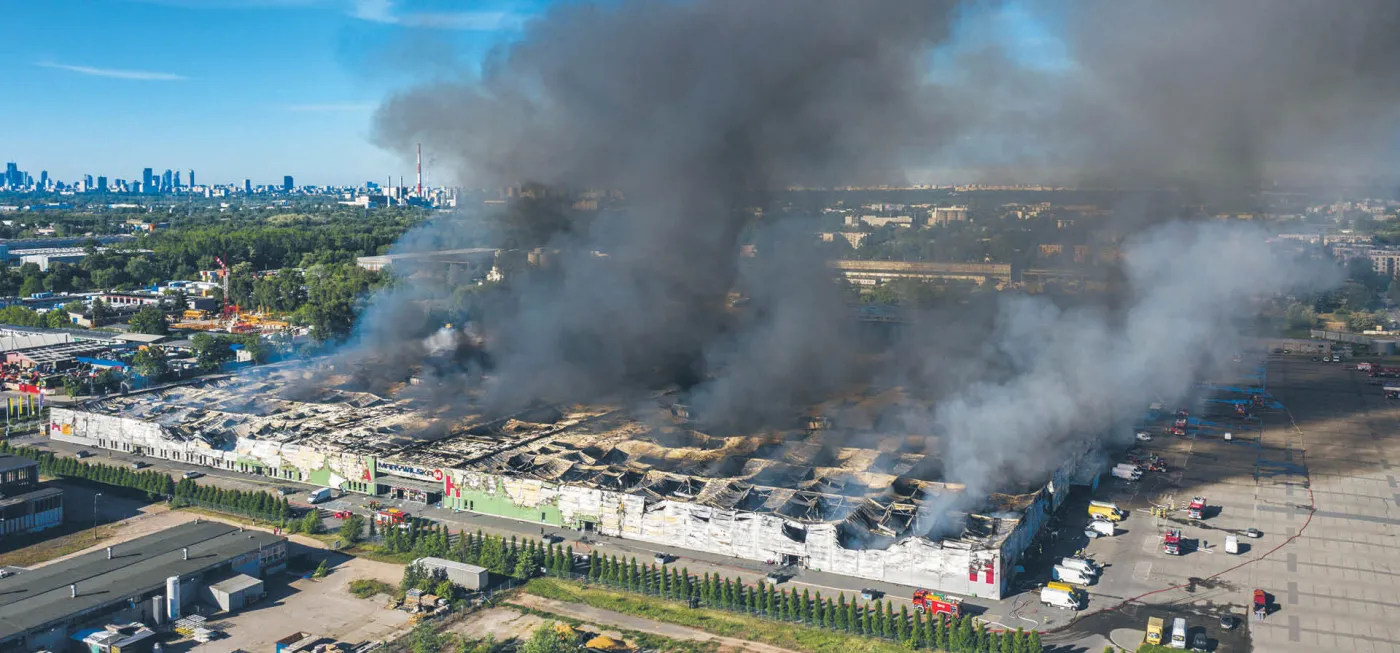 Weekendowe pożary w Warszawie i na Śląsku raczej niepowiązane