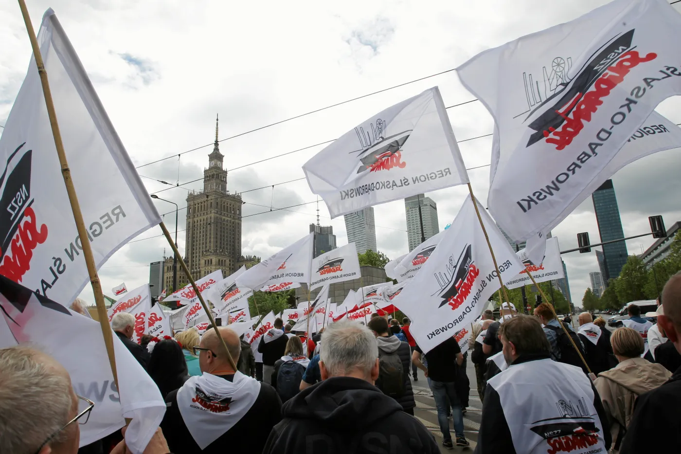 Dziś protest Solidarności w Warszawie. Zablokują główne ulice [TRASA]