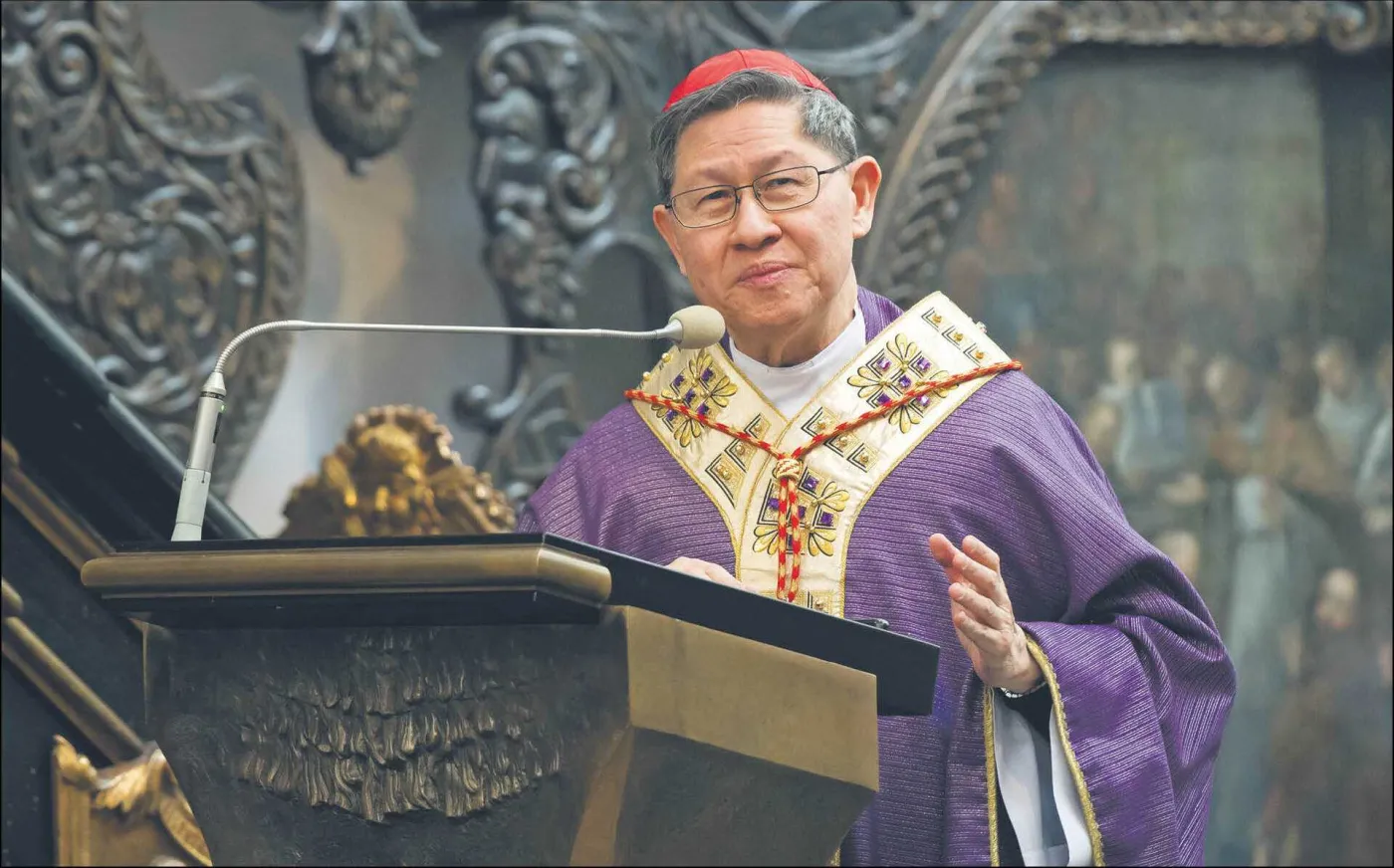 Kardynał Luis Tagle (67 l.), Filipińczyk, proprefekt Dykasterii ds. Ewangelizacji