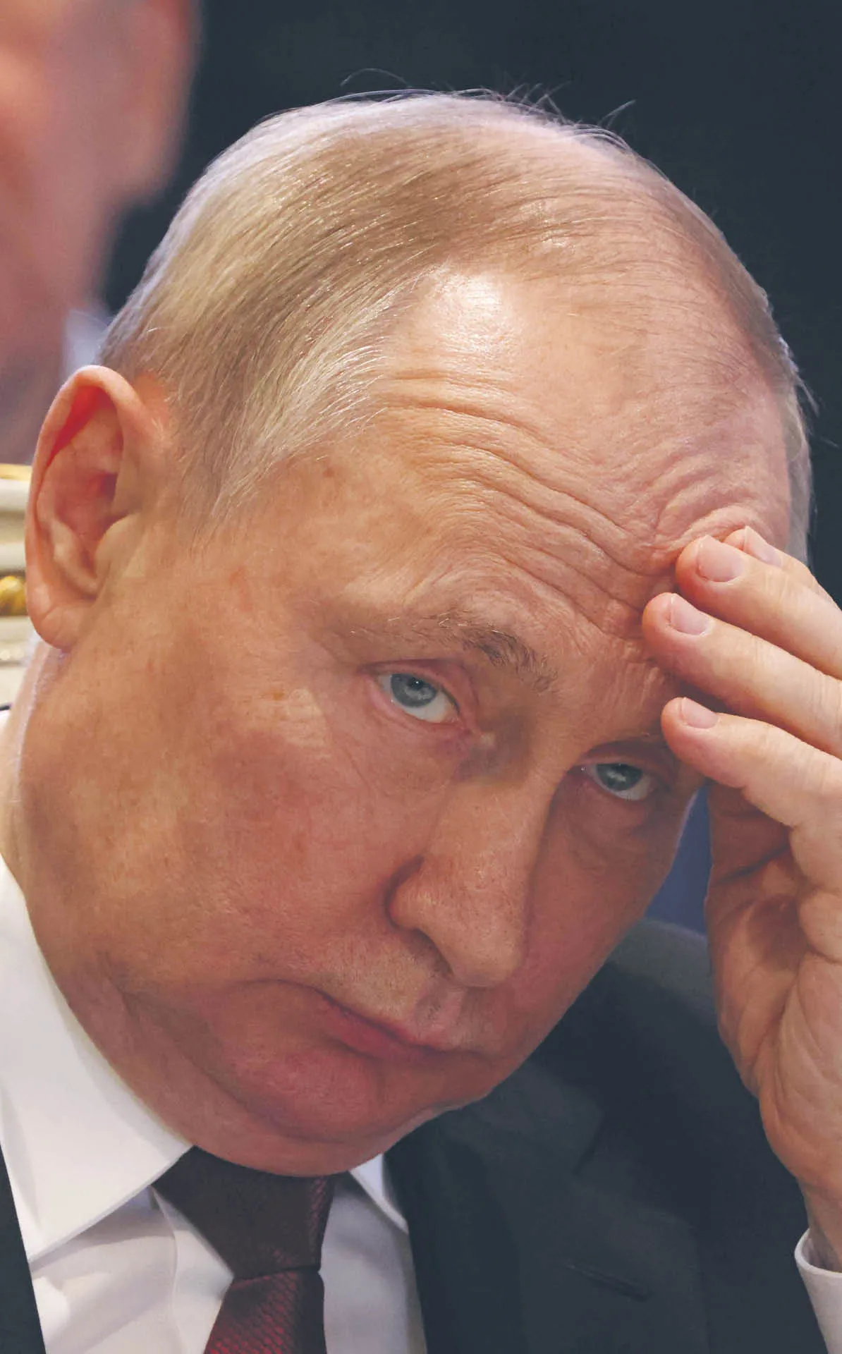 Władimir Putin podczas szczytu SCTO w Erywaniu w Armenii. 23 listopada 2022 r.