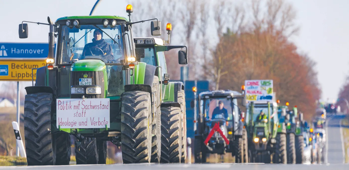 Obcięcia dotacji do paliwa i zniesienie ulg podatkowych. W Niemczech protesty rolników