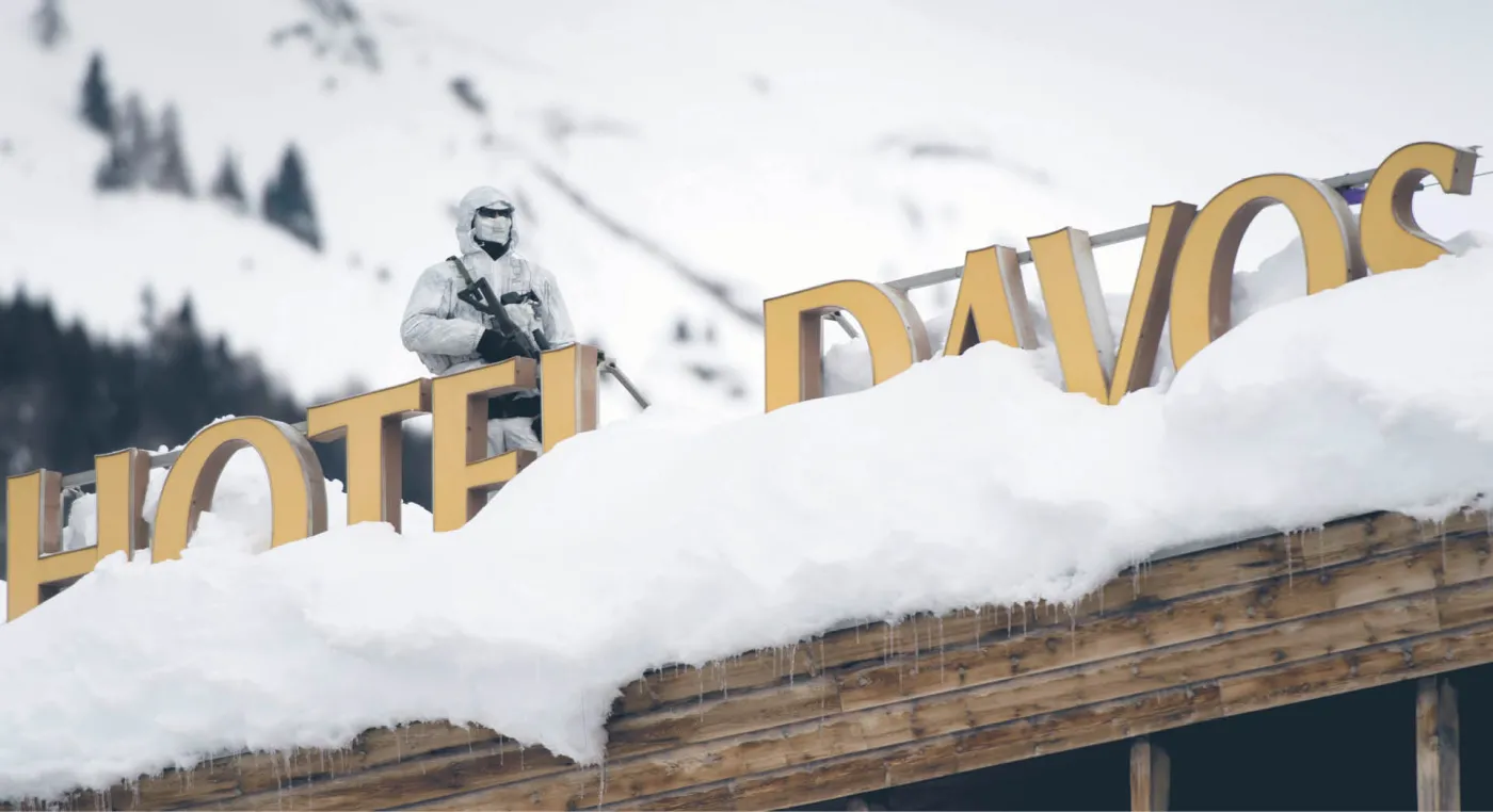 Niska frekwencja na szczycie w Davos