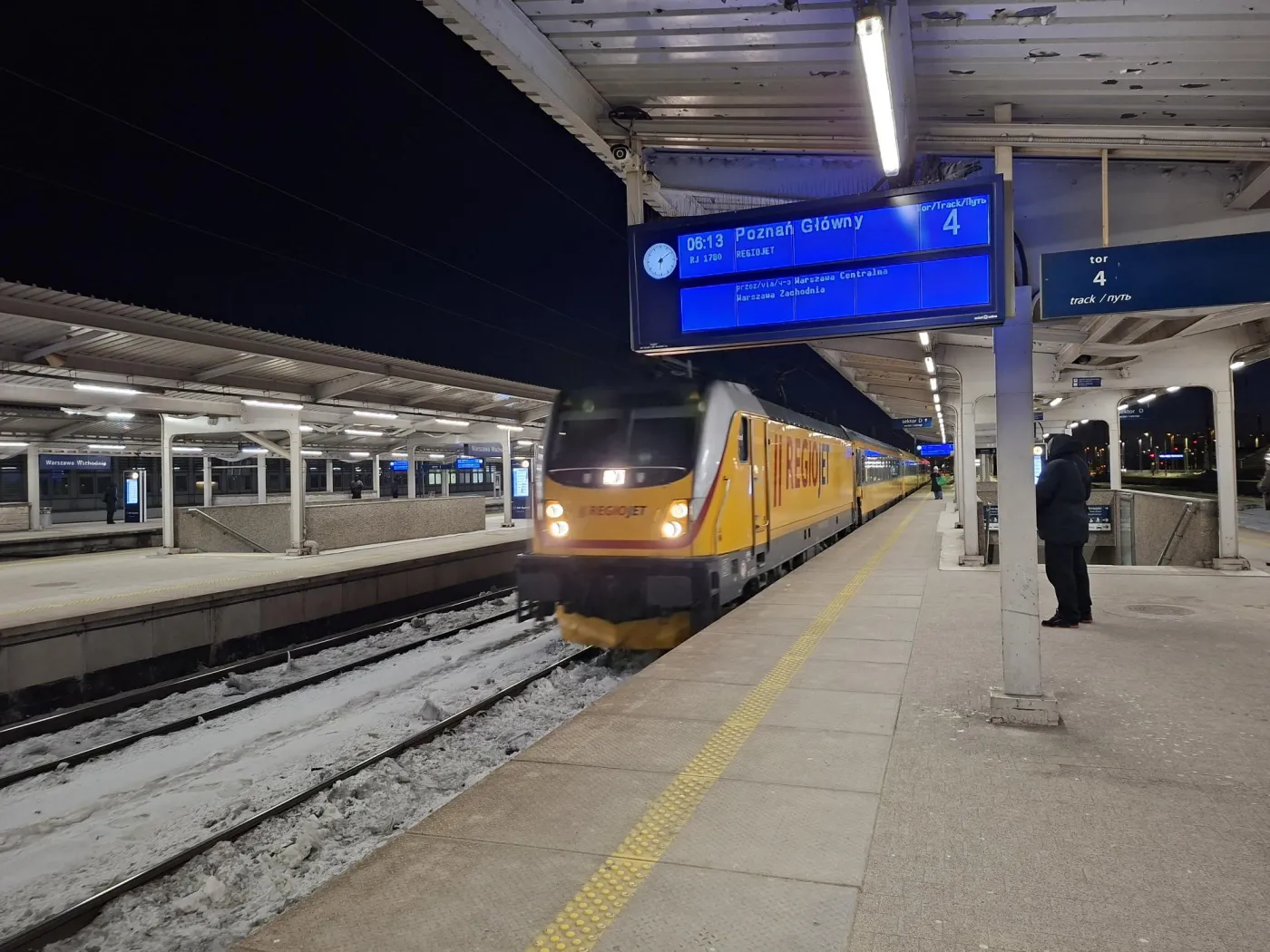 Pierwszy przejazd RegioJet do Poznania