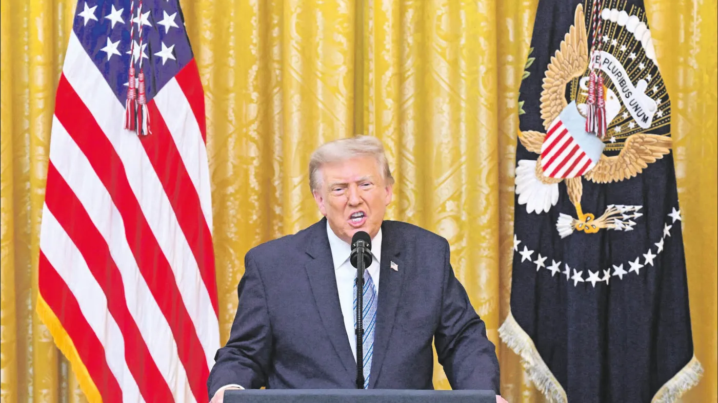 Prezydent USA Donald Trump wygłasza przemówienie do narodu, 16 lipca 2026 r.