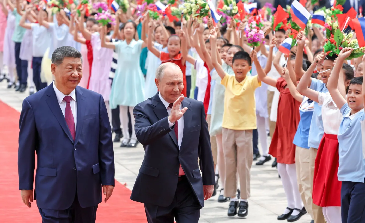 Władymir Putin i Xi Jinping