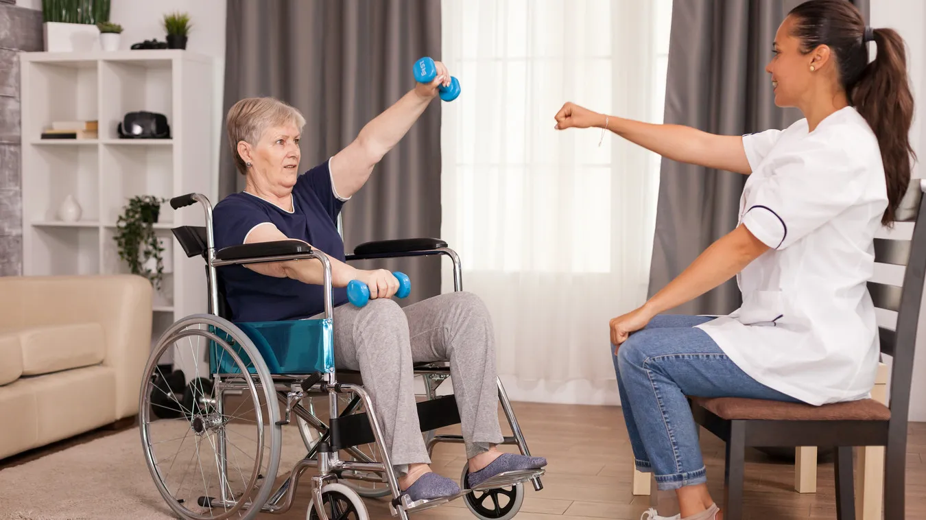 osoba z niepełnosprawnością, ćwiczenia, rehabilitacja, turnus rehabilitacyjny