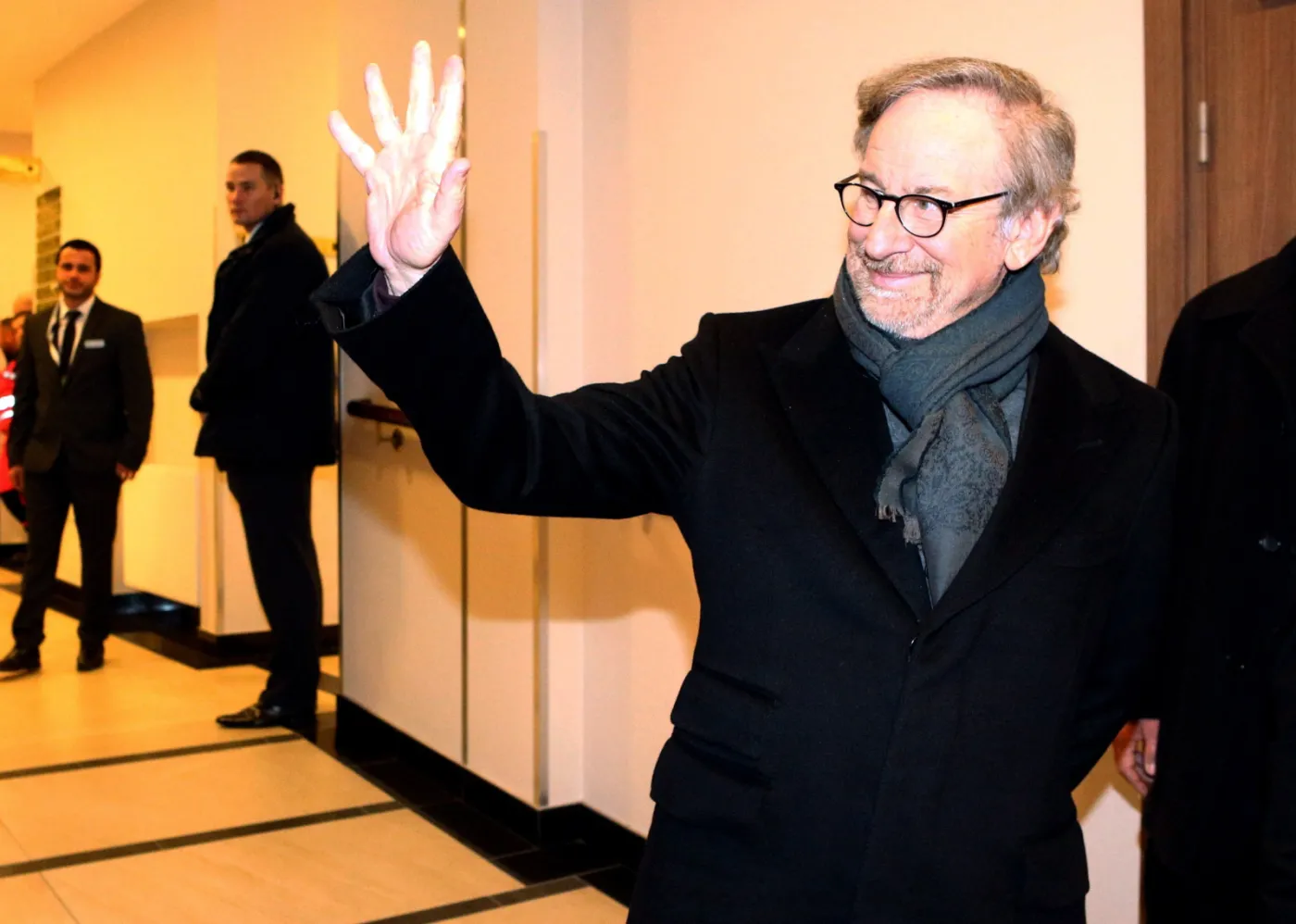 Steven Spielberg w jednym z Krakowskich hoteli