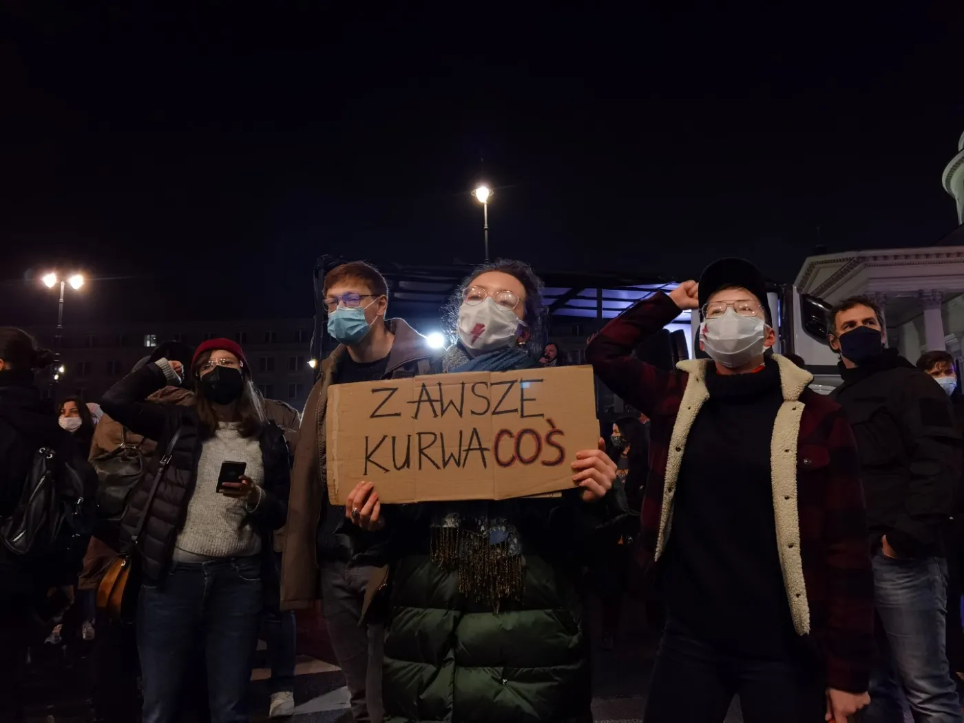 Strajk Kobiet w Warszawie 18 listopada 2020 r.