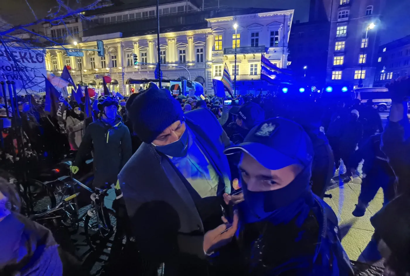 Strajk Kobiet w Warszawie 18 listopada 2020 r.