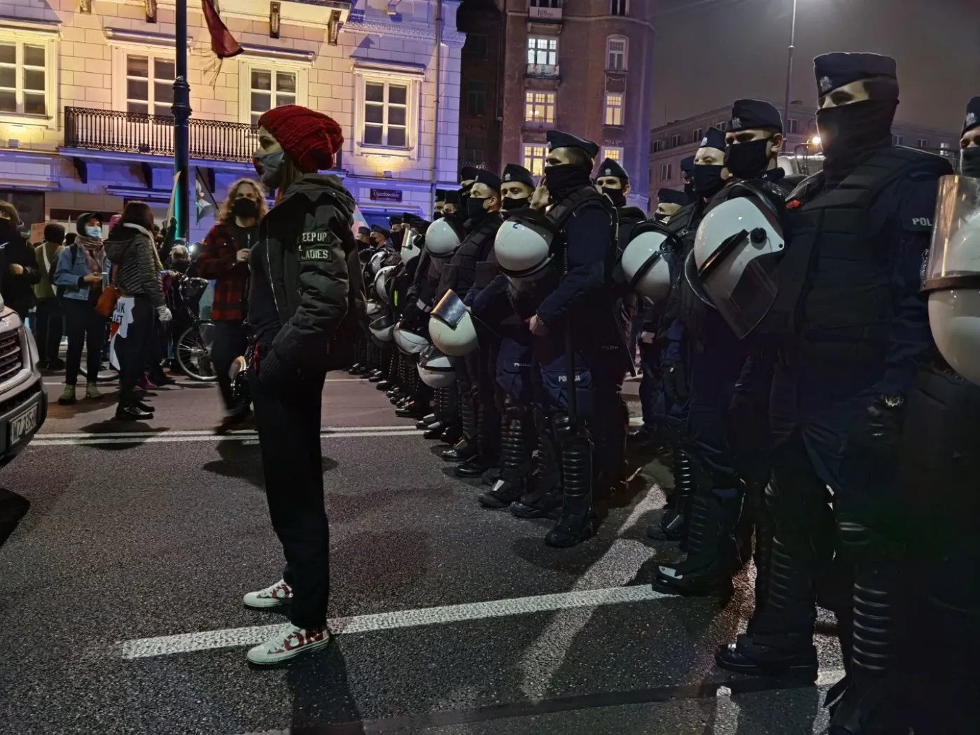 Strajk Kobiet w Warszawie 18 listopada 2020 r.