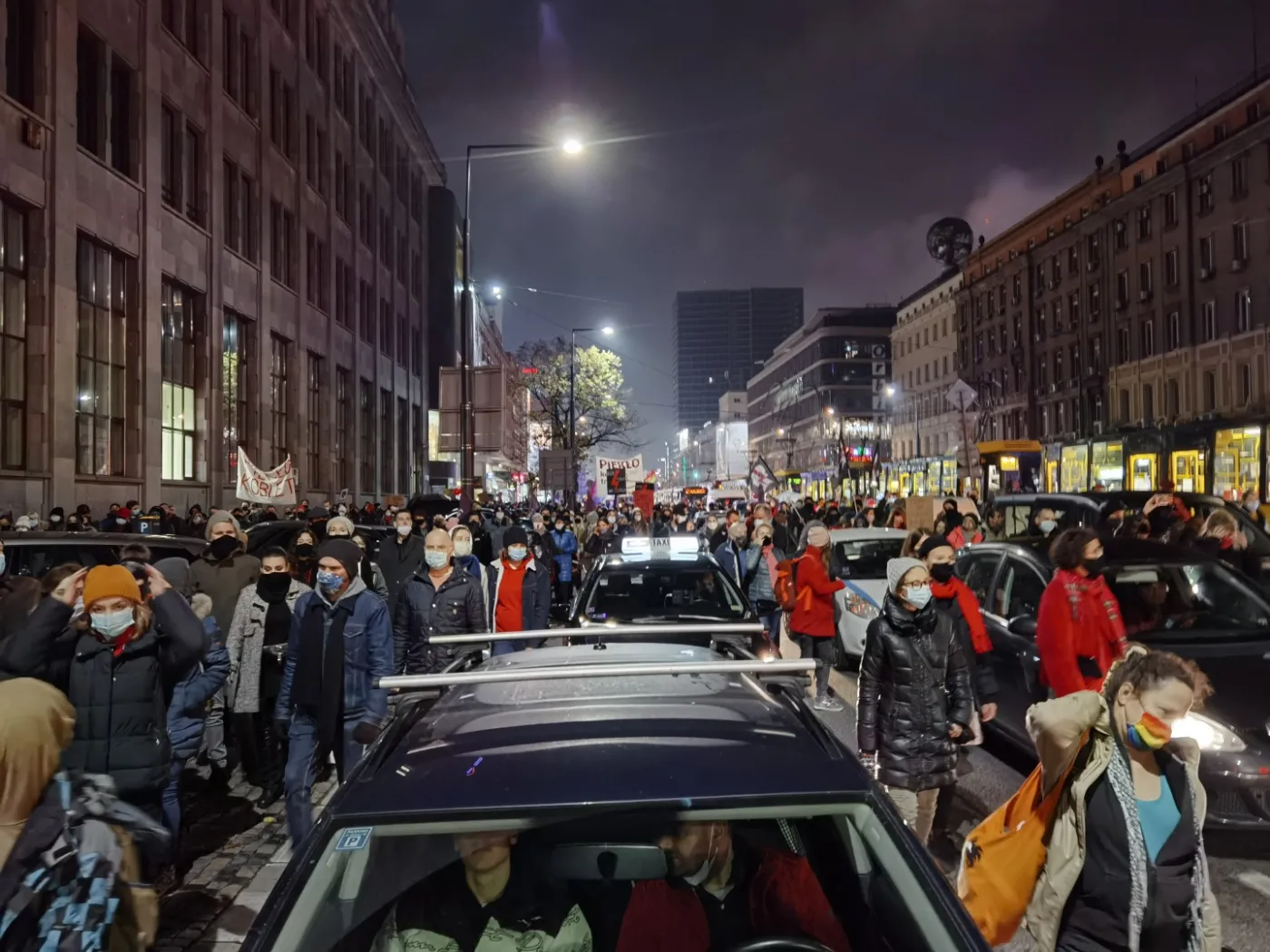 Strajk Kobiet w Warszawie 18 listopada 2020 r.