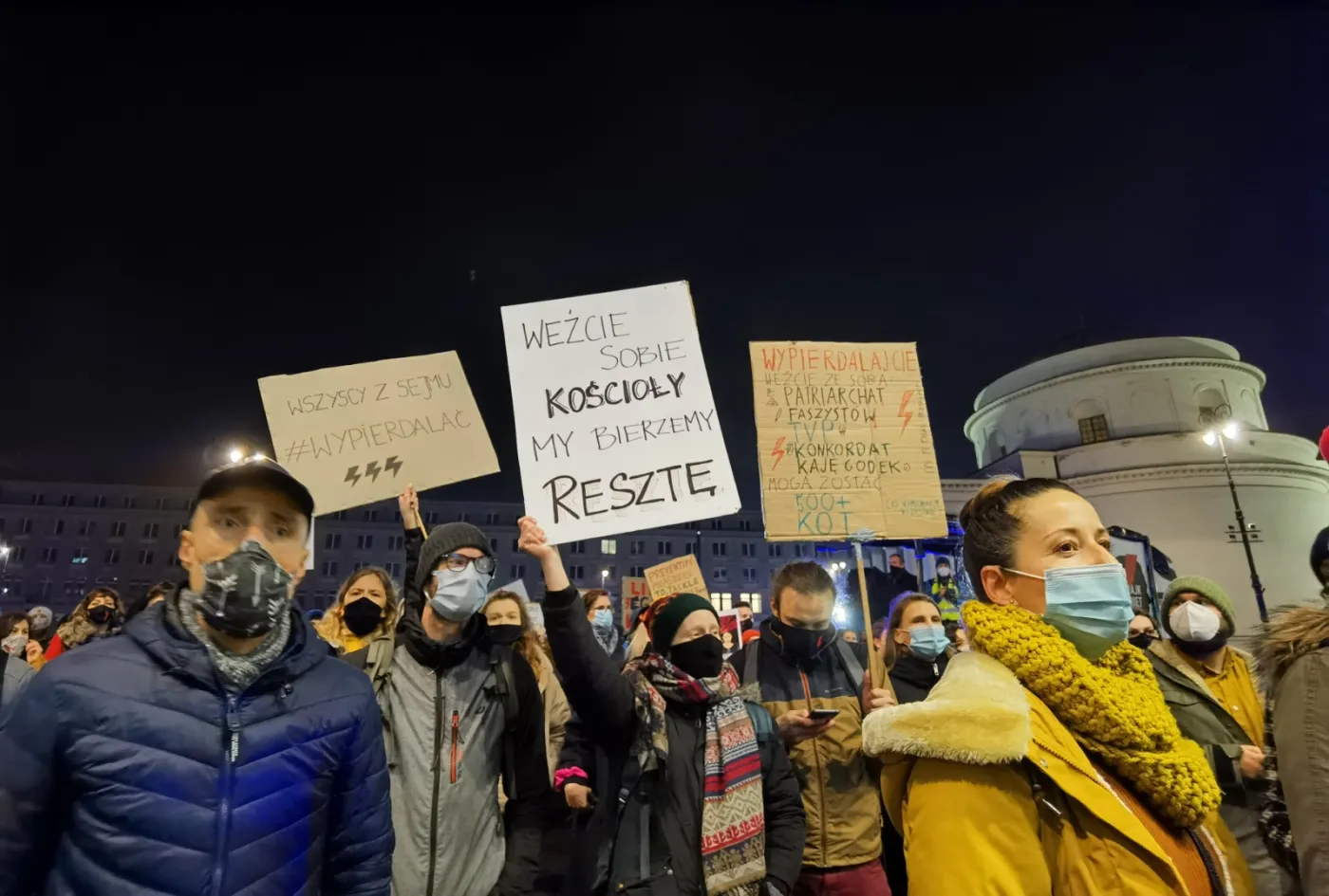 Strajk Kobiet w Warszawie 18 listopada 2020 r.