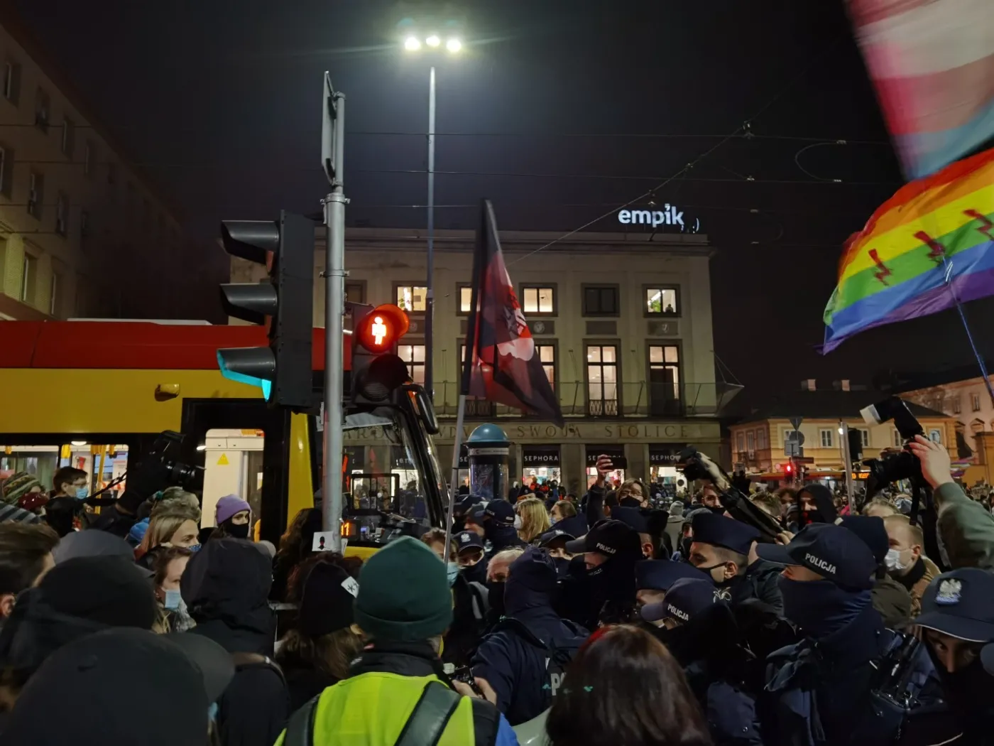 Strajk Kobiet w Warszawie 18 listopada 2020 r.