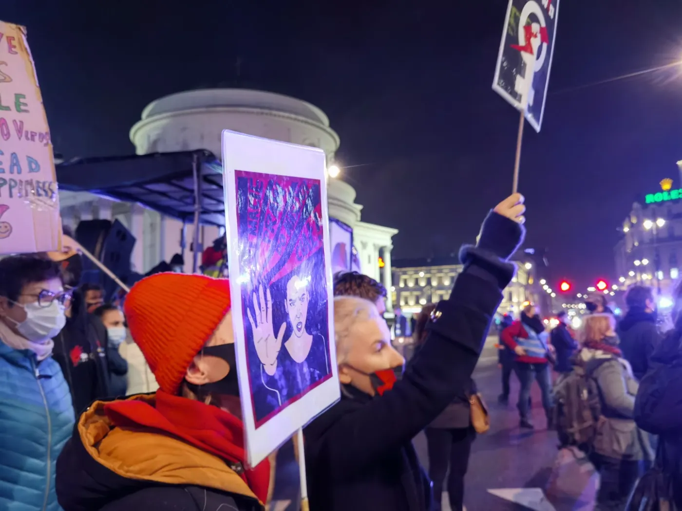 Strajk Kobiet w Warszawie 18 listopada 2020 r.