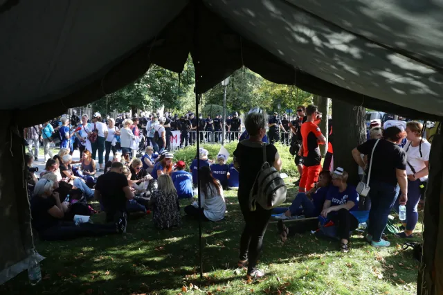 Protest medyków. Białe Miasteczko czeka na premiera