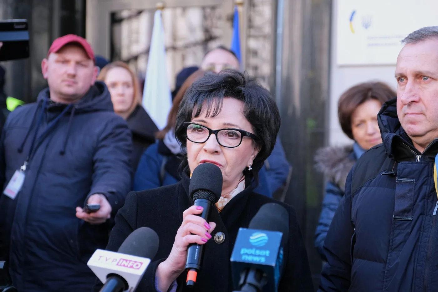 Witek na sobotnim marszu: Panie Putin, jest pan nie tylko zbrodniarzem, ale też wielkim tchórzem