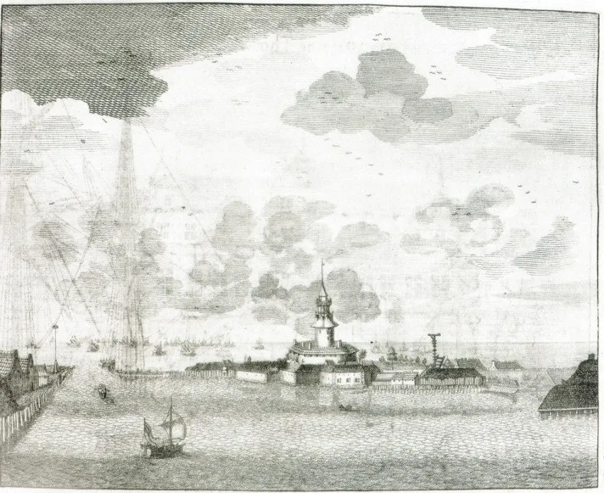 Dawne przedstawienie Twierdzy Wisłoujście.