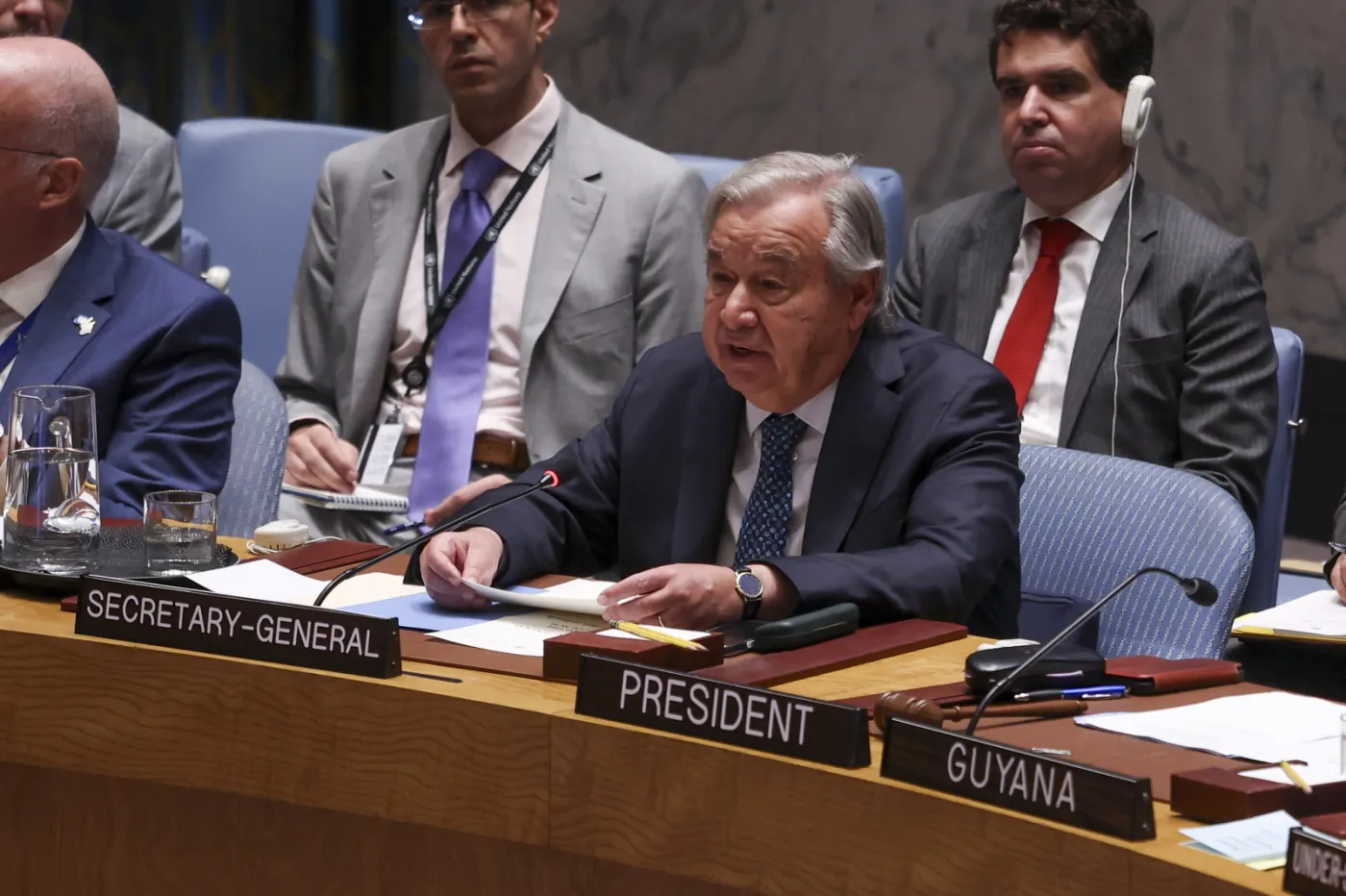 UN Antonio Guterres, sekretarz generalny ONZ, narada ONZ po nalotach USA na Iran