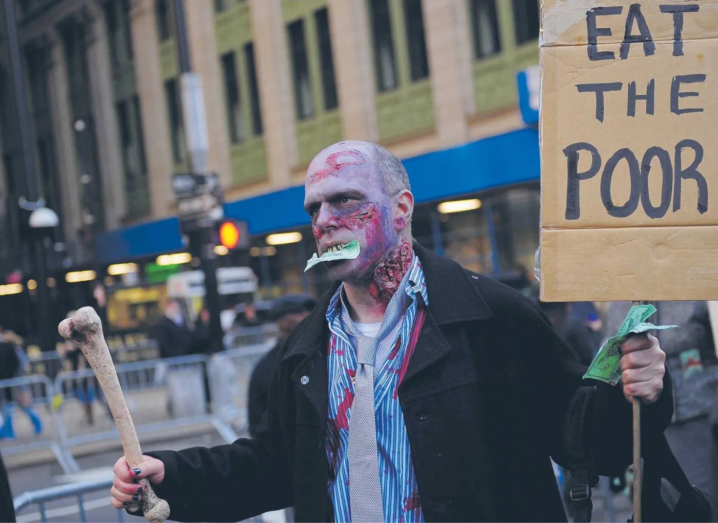Manifestacja w ramach akcji Occupy WallStreet. Nowy Jork, 30 października 2011 r.