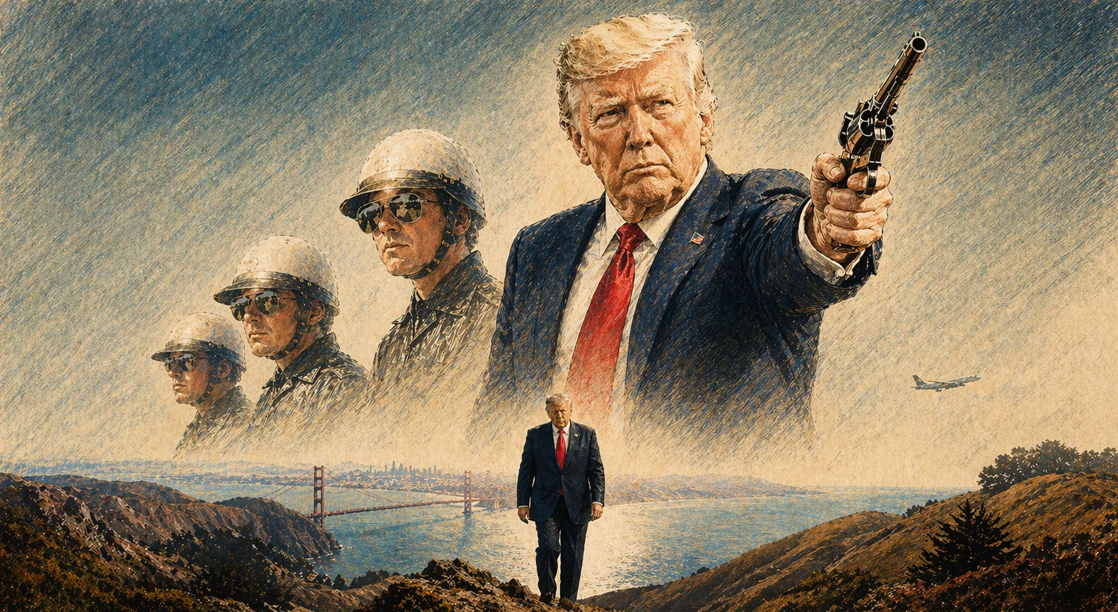 Donald Trump jako Brudny Harry