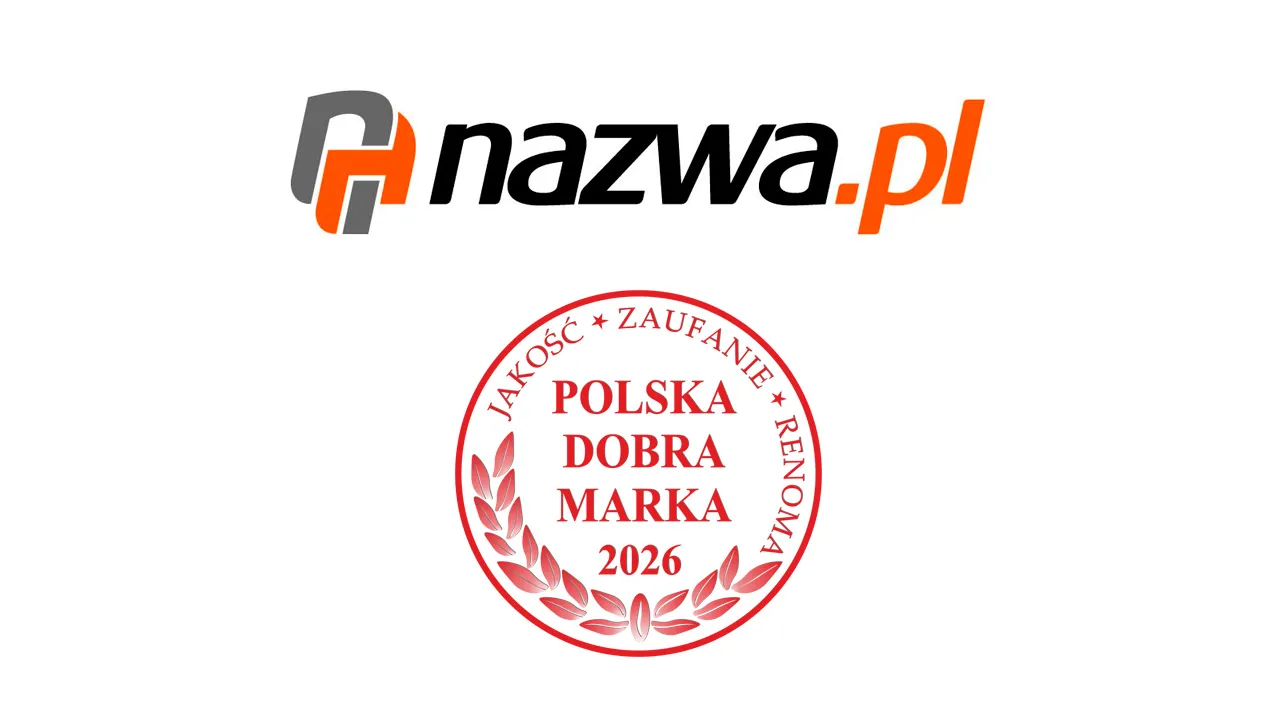Nazwa.pl z tytułem Polska Dobra Marka 2026