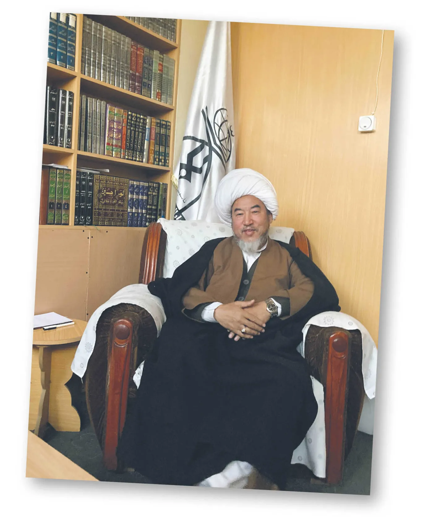 Lider stanowiących 18 proc. ludności Afganistanu szyickich Hazarów – ajatollah Behsudi. Fot. Zbigniew Parafianowicz