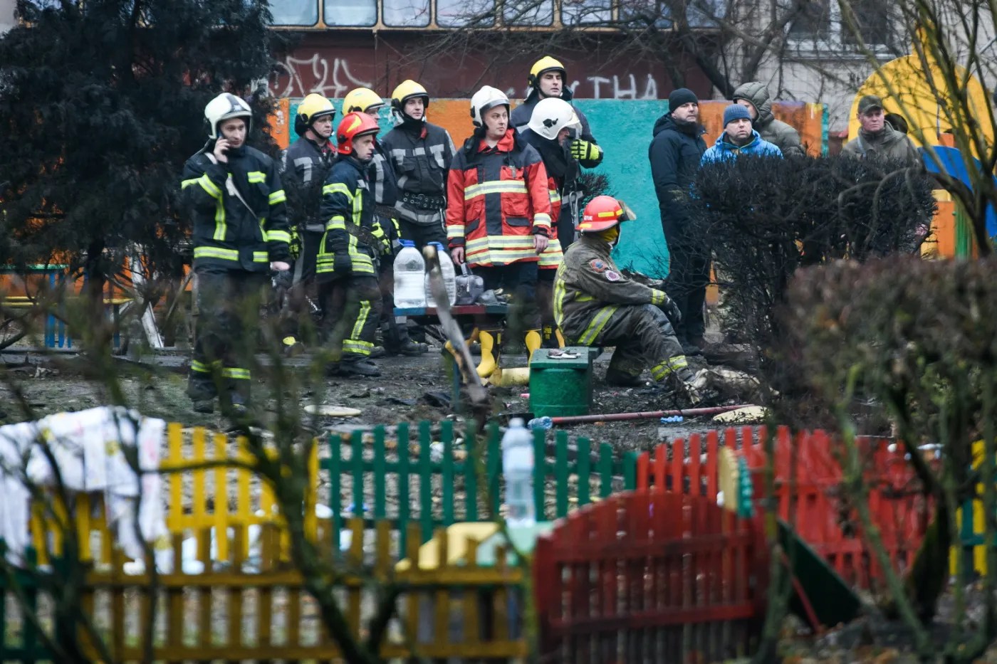 Zakończono operację ratunkową na miejscu katastrofy śmigłowca na Ukrainie. W wypadku zginęło 14 osób