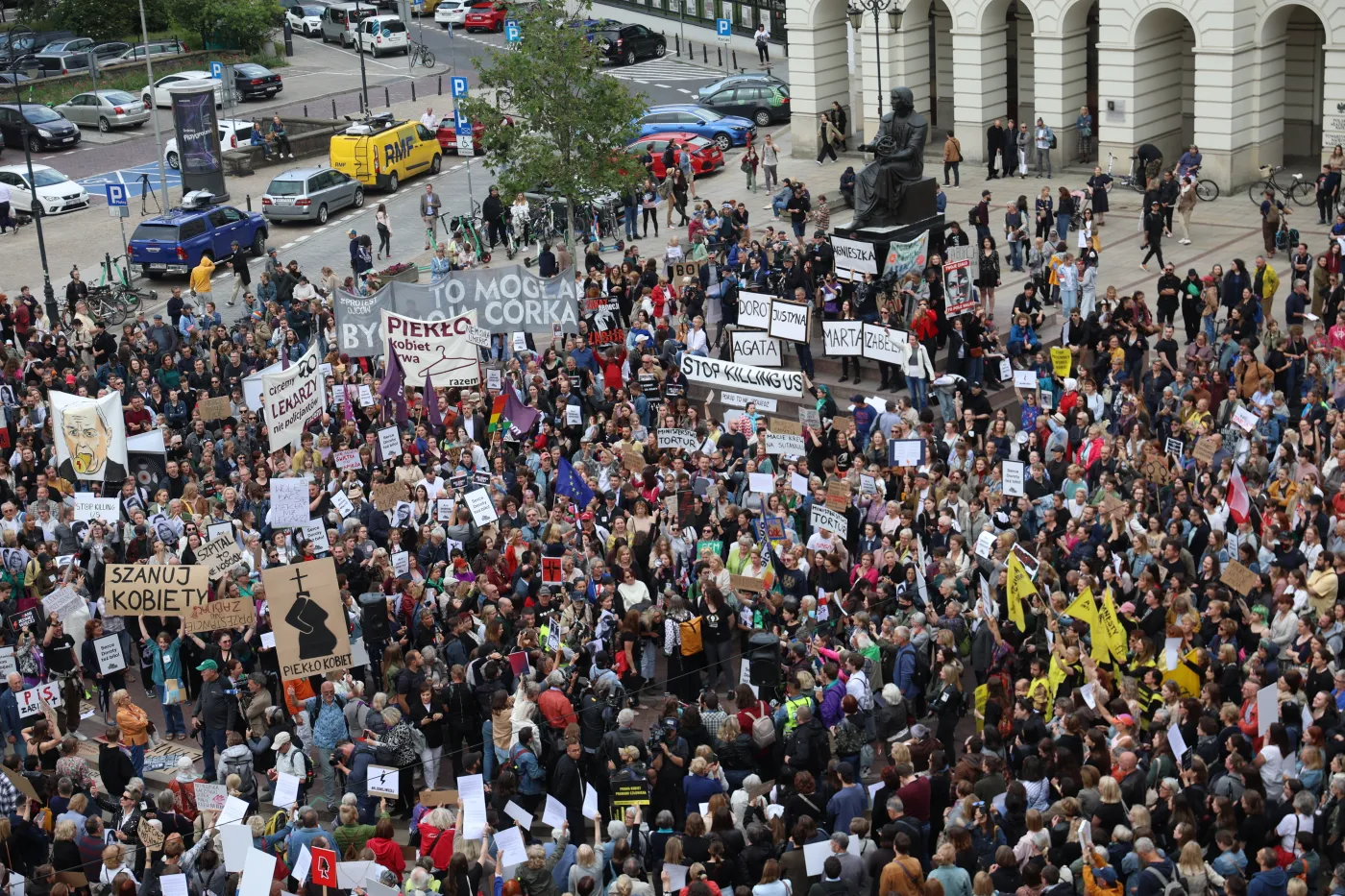 Demonstracja '' Ani jednej wiecej '' w Warszawie