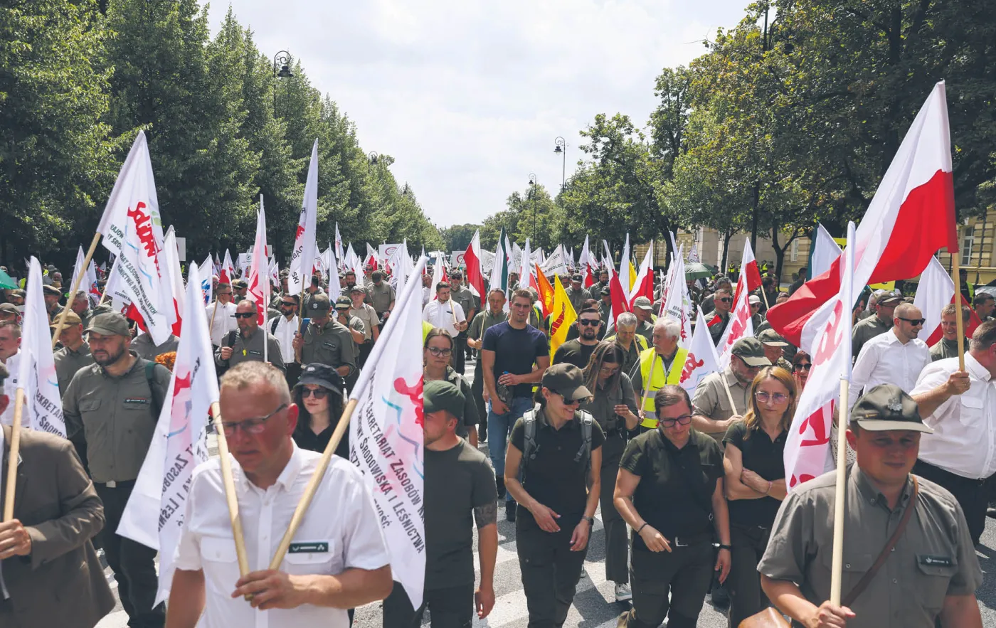 Baronowie, leśnicy i polityka. Czy protesty odniosą skutek?