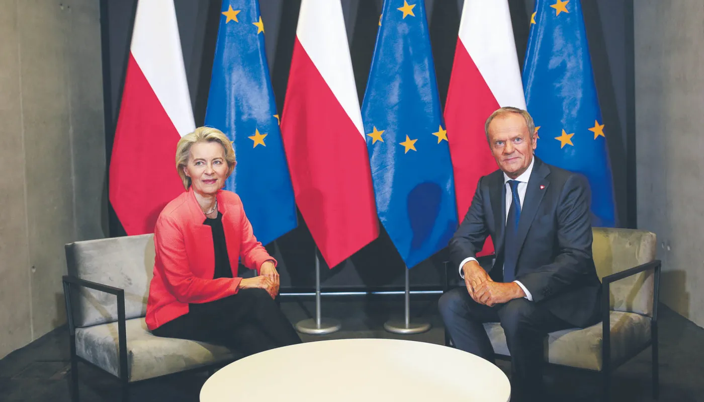 Donald Tusk i Ursula von der Leyen stawiają na obronność