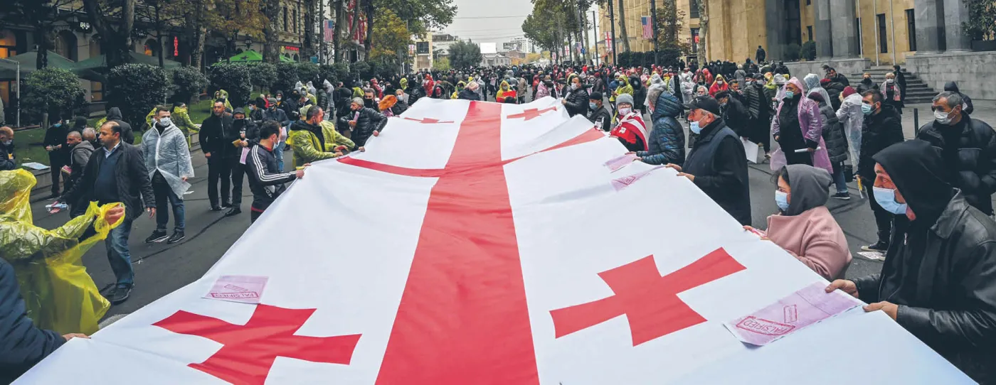 Gruzini spierają się o wybory
