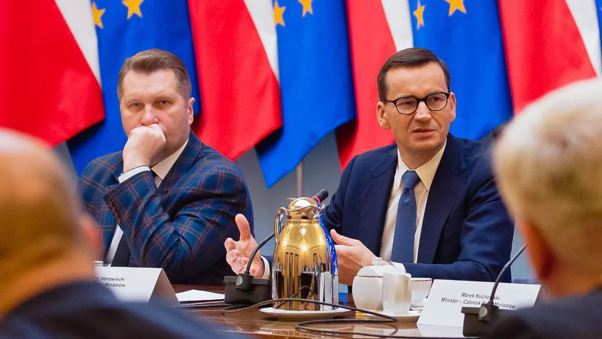 Przemyslaw Czarnek i Mateusz Morawiecki