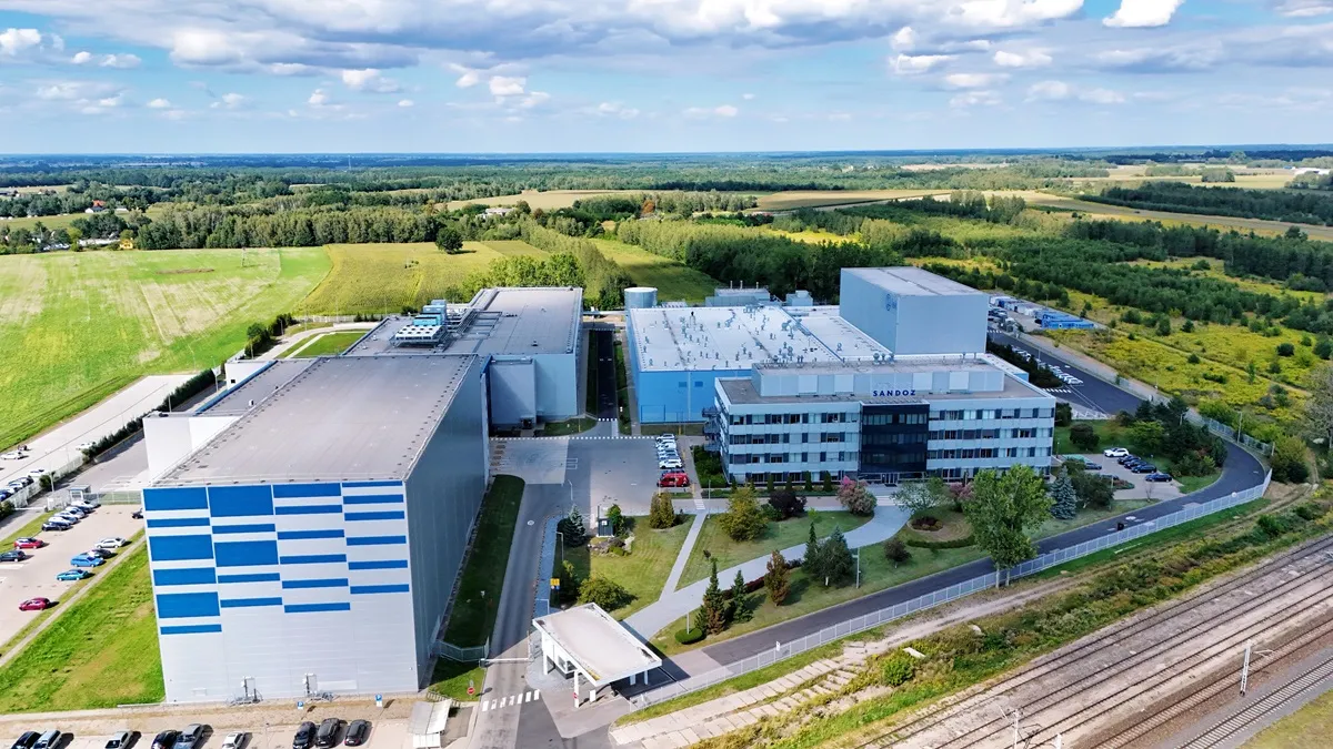 Zakład produkująco-pakujący Sandoz w Strykowie koło Łodzi
