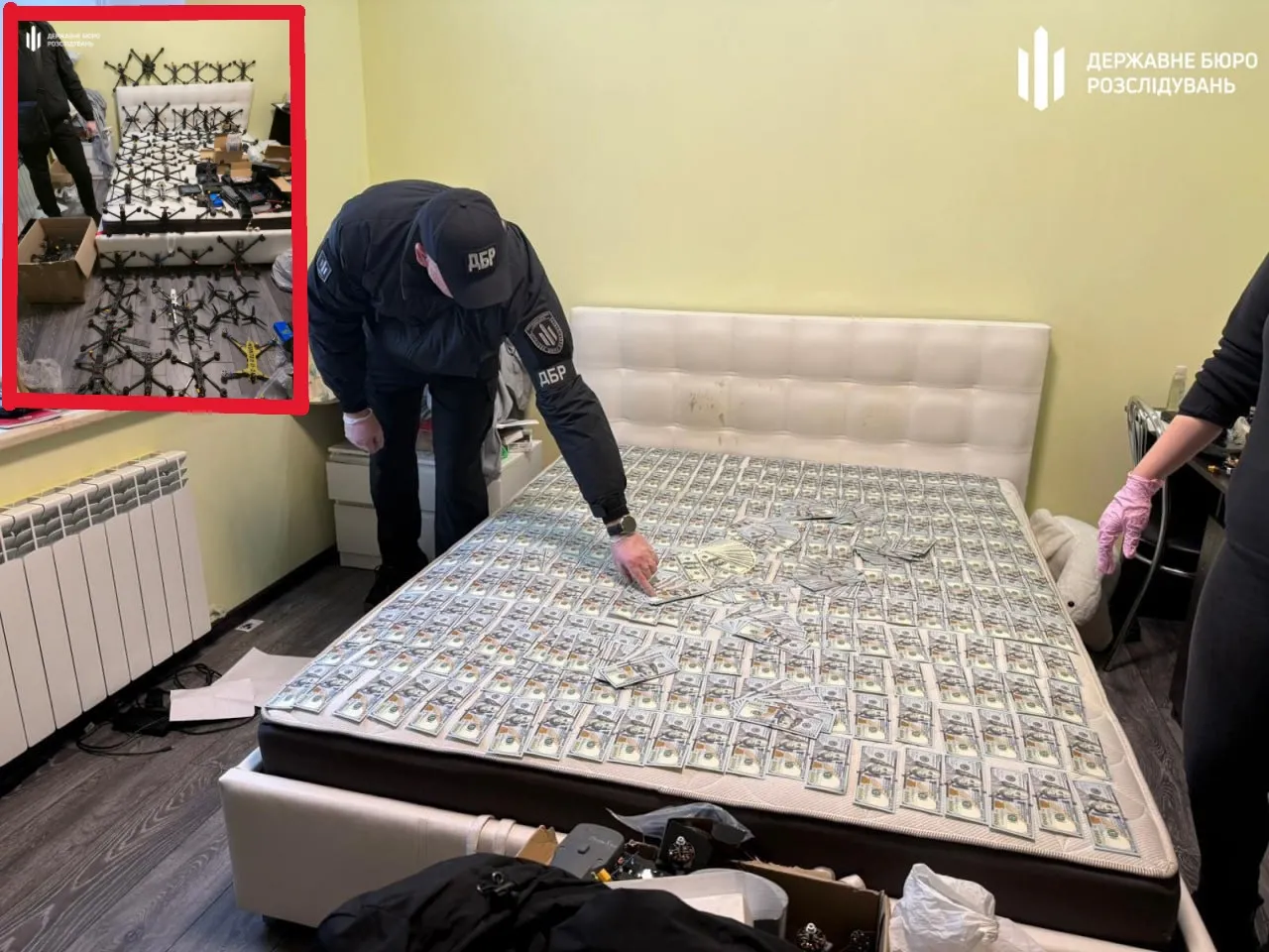 Tysiące dolarów i .roń w mieszkaniu żołnierza