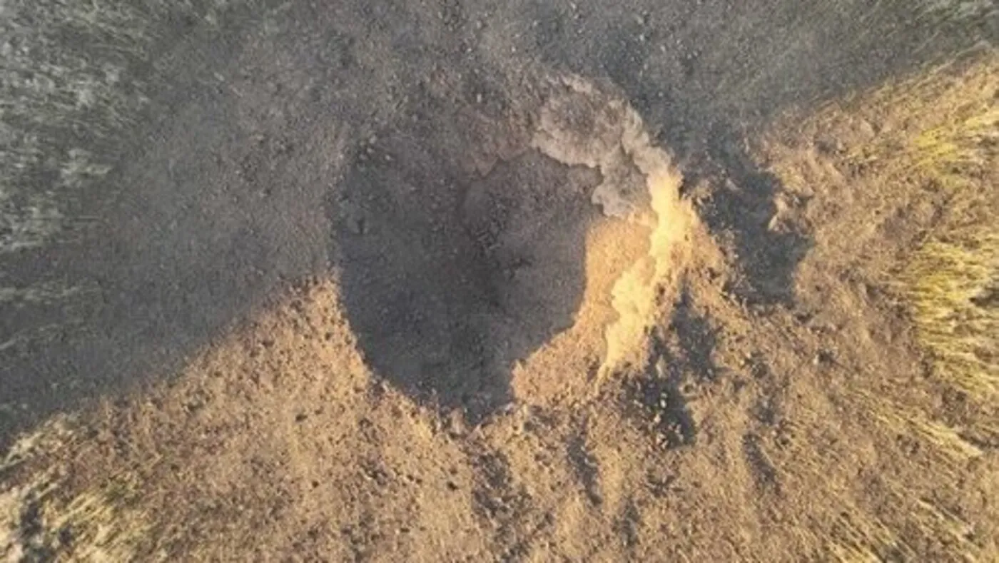 Pocisk manewrujący Ch-101 z Rosji spadł na Polskę. Olbrzymi huk i krater na Lubelszczyźnie