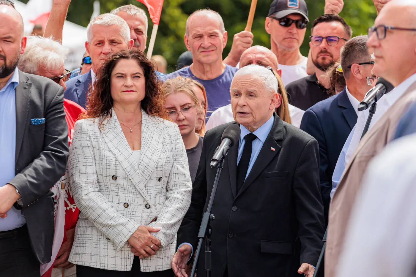 Kaczyński o kontrolach na polsko-niemieckiej granicy. "Nie wiadomo, w kogo będą wymierzone"