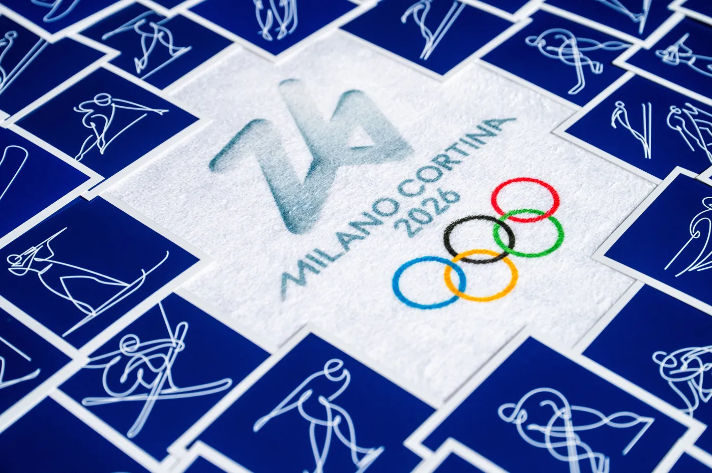 logo Zimowych Igrzysk Olimpijskich Mediolan-Cortina d'Ampezzo